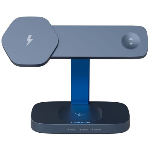 Canyon Wireless Charging Station Hexagon 310 3in1 DarkGrey/Blue Cijene