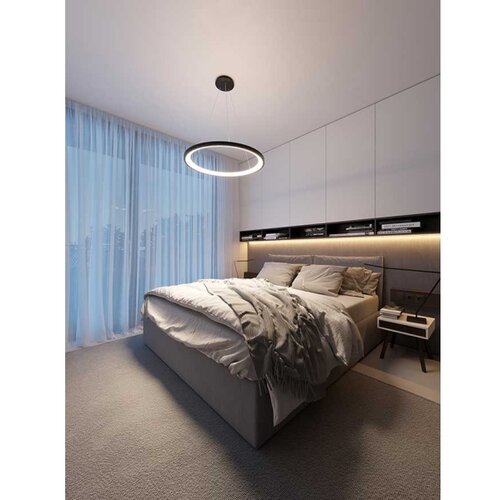  LED2 - LED luster na sajli BELLA LED/48W/230V 3000K/4000K crna Slike