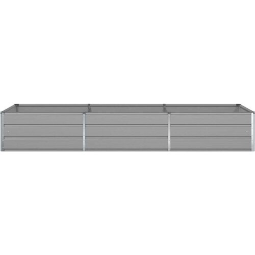  Sadilica Svijetlo siva 195 x 100 x 45 cm Cinkani čelik Slike