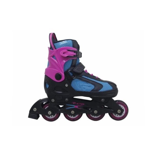 Senhai roler pw126b-10 crno tirkiz ljubičasta l(40-43) pvc abec5 pu točkići Slike