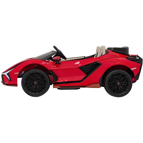  Licencirani auto na akumumulator Lamborghini SIAN 4x100W - dvosjed - crveni Slike