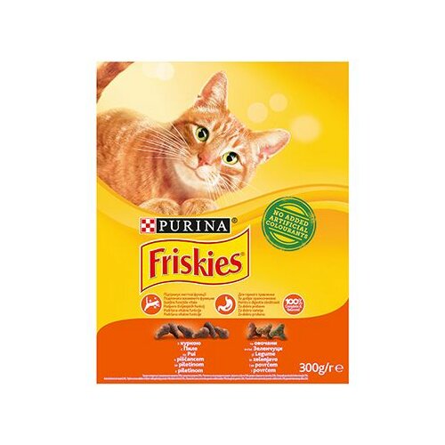 Friskies cat kitten piletina & povrće 0.3 kg hrana za mačke Slike