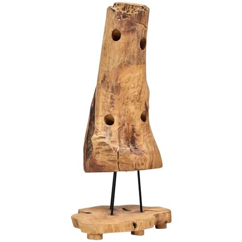 VidaXL Stalak za vino za 8 boca 40 x 30 x 80 cm od masivne tikovine Slike
