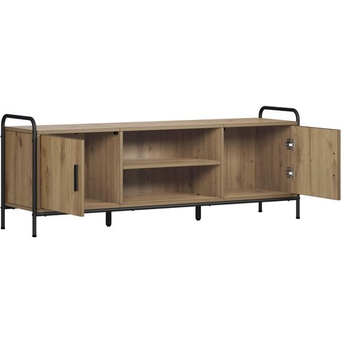  TV ormar 133 x 33 x 50 cm Hrast artisan Konstruirano drvo Slike