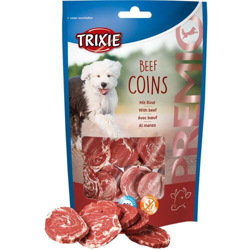 Trixie premio Beef Coins &amp;ndash; grickalice sa govedinom za pse, 100 g Slike