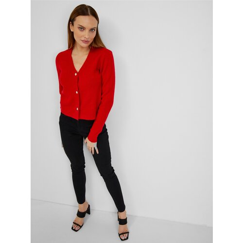 Orsay Red Ladies Cardigan with Wool - Ladies Slike