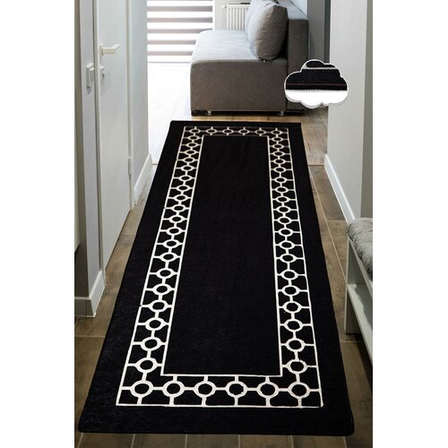 Conceptum Hypnose tepih, 100x300cm, crni Cene