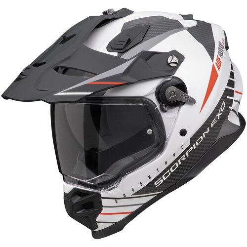 Scorpion kaciga Adf-9000 air feat matt white black red Cene