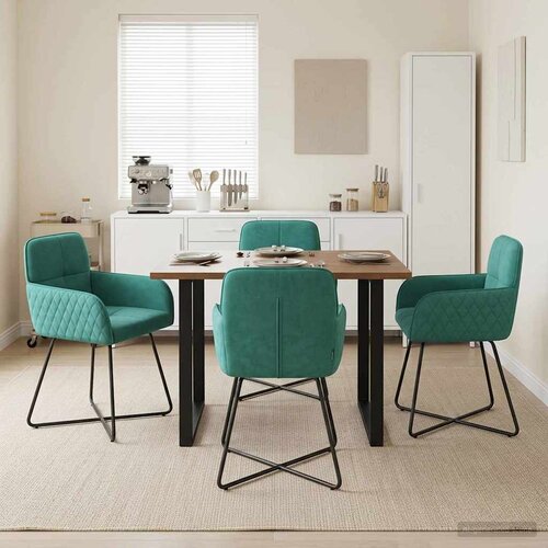  Trpezarijske stolice 4 pcs Bar&scaron;un Tirkizna 59 x 56,5 x 86 cm Cene