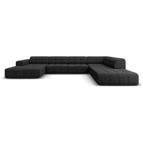 Cosmopolitan Design Antracitno siva kutna garnitura (s desnim kutom/u obliku slova &amp;quot;U&amp;quot;) Chicago &amp;ndash; Slike