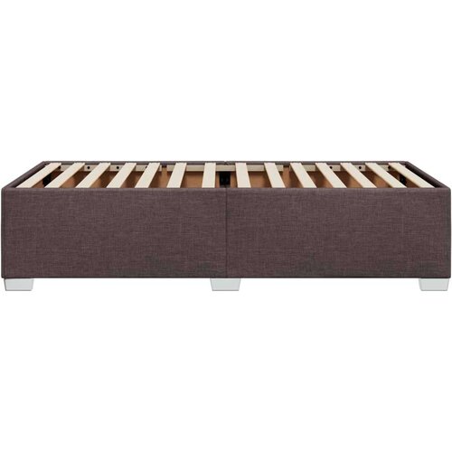 VidaXL okvir za krevet tamnosmeđi 100x200 cm od tkanine Slike