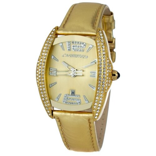 Chronotech Ura ct7814m02s Pozlačena Cene