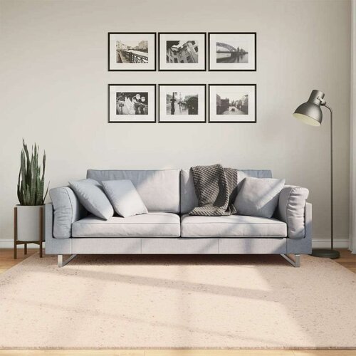  Preproga HUARTE kratka vlakna mehka in pralna bež 200x200 cm Cene