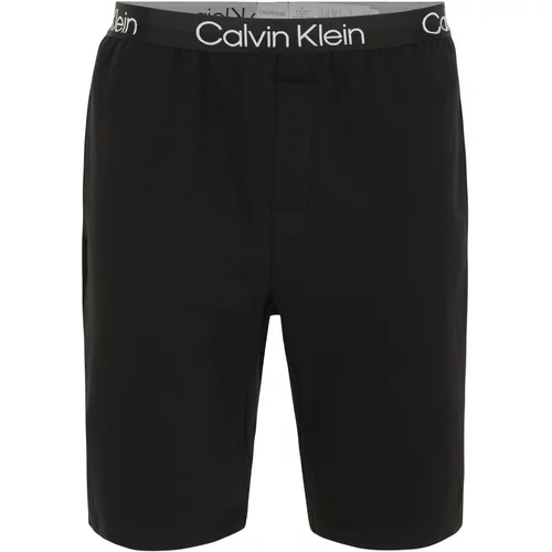 Calvin Klein Underwear Pidžama hlače crna / bijela