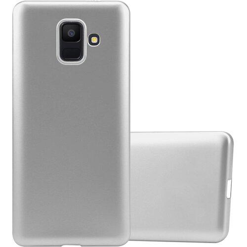 Cadorabo Case, združljiv s Samsungom v kovinskem srebru - za&amp;scaron;čitni pokrov, narejen iz fleksibilnega silikona TPU, (20586617) Slike