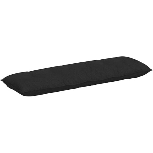 vidaXL Poglavni vzglavnik Črna 160 x 19 x 50 cm blago, (5000278315) Cene
