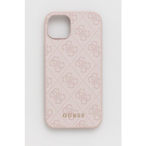 Guess Etui za telefon iPhone 15 Plus 6.7 roza barva Slike