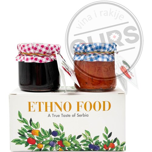 ETHNO Food Mix ajvar i slatko vi&scaron;nja 2x100gr Cene