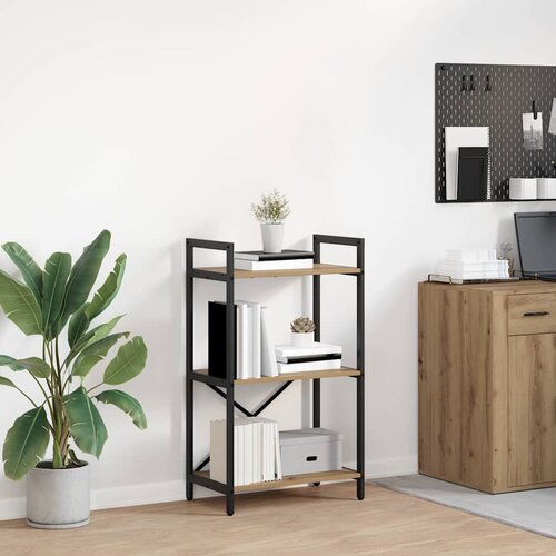 VidaXL Polica Umjetnički hrast 56 x 34 x 96 cm Konstruirano drvo Slike