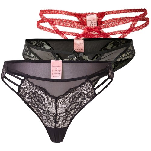 Hunkemöller Tangice marine / rdeča / črna Cene