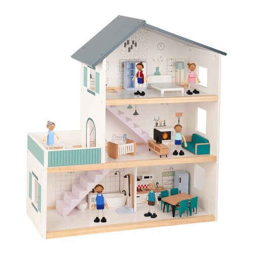 Tooky Toy Igračka drvena kućica za lutke TH919 Cijene
