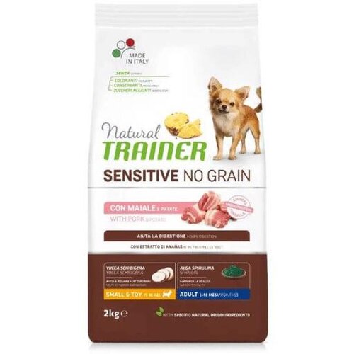 Natural trainer hrana za odrasle pse malih rasa bez žitarica svinjetina Cene