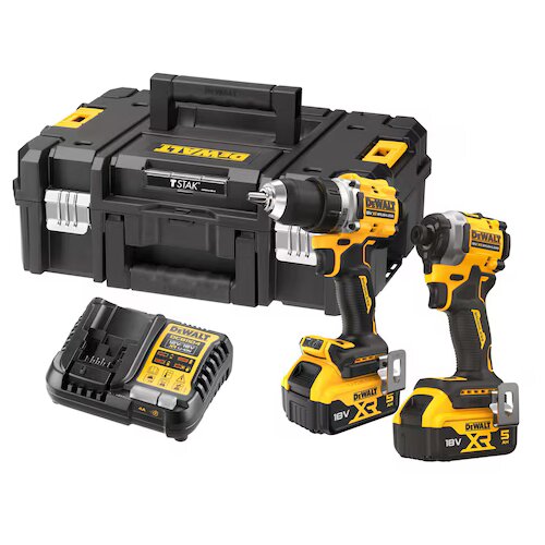 Dewalt DCK2051P2T-QW Baterijski set 18 V V, vkljucuje 2x 18 / 5 Ah akumulator, T polnilnik in &amp;scaron;katlo STAK-II Slike