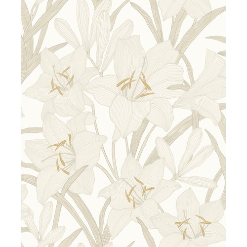 Casadeco Tapeta Clair De Lys 4 boje Slike