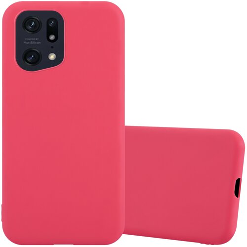 Cadorabo Case, združljiv z OPPO v Candy Red - Za&scaron;čitni pokrov iz fleksibilnega silikona TPU, (20593821) Cene