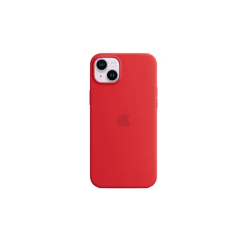 Apple 14 Plus Silicone Case with MagSafe – (PRODUCT)RED