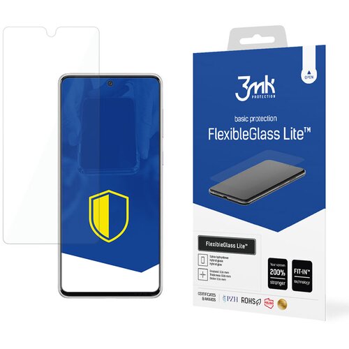 3mk OVITEK IZ KALJENEGA STEKLA FLEXIBLEGLASS LITE ZA SAMSUNG GALAXY A73 5G, (21999780) Slike