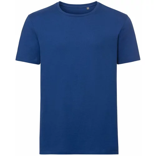 RUSSELL Niebieska koszulka męska Pure Organic