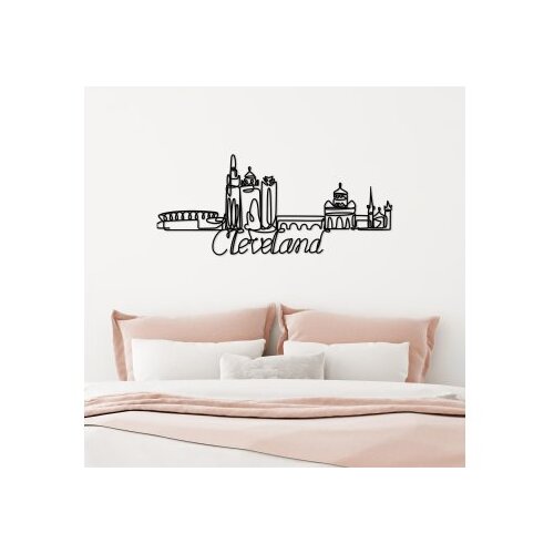 WALLXPERT dekorativni metalni zidni pribor cleveland crna boja Slike
