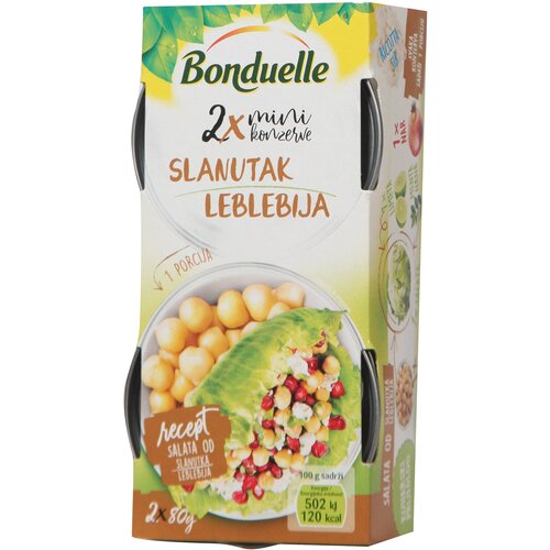 Bonduelle Leblebije 2x80g Cene