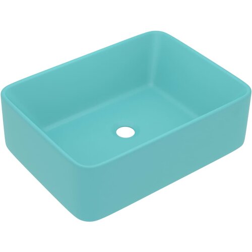 Maison Chic Razkošen Umivalnik - Kopalna umivalnik - Lavabo mat svetlo zelen 41x30x12 cm keramičen, (21685013) Cene