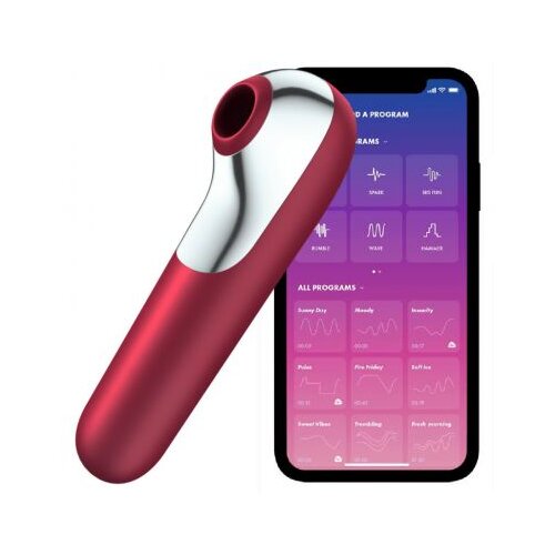 Satisfyer usisni vibrator Dual Love, crveni Cijene