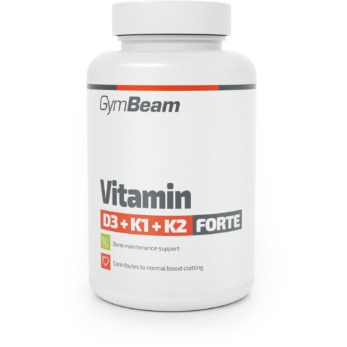 GymBeam vitamin D3+K1+K2 forte 120  kapsula Cene