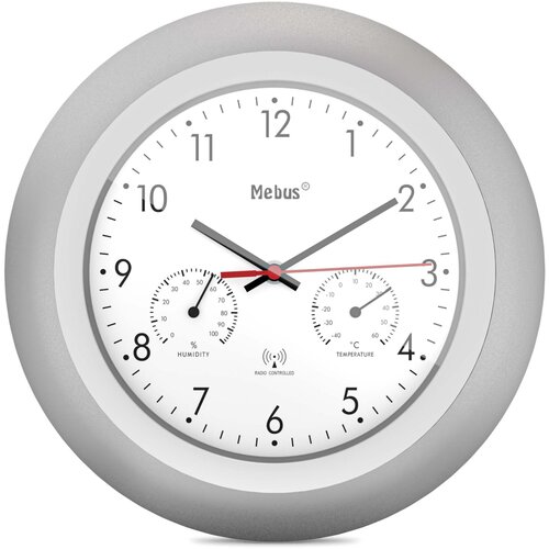 Mebus 19450 Funk-Wanduhr mitThermo-/Hygrom Slike