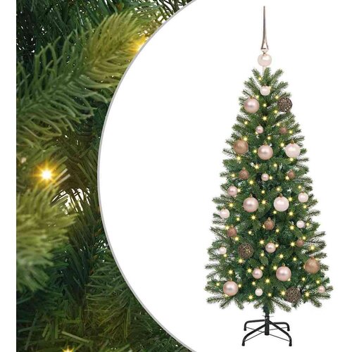 VidaXL Umjetno božićno drvce s stalakom Zelena 120 cm PE i PVC Slike