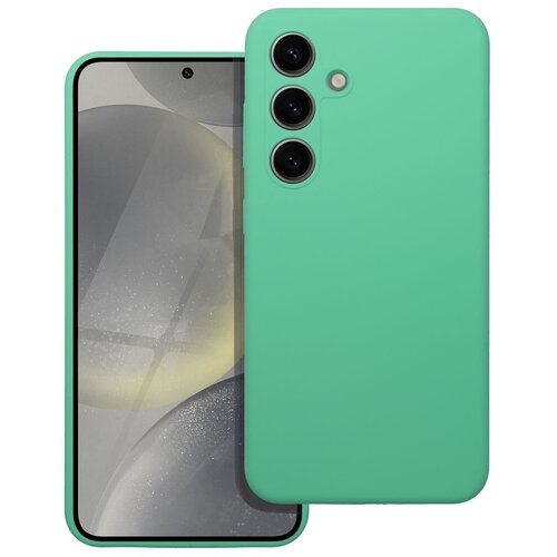 futrola silicone 2mm za samsung S25 plus mint zelena Cene