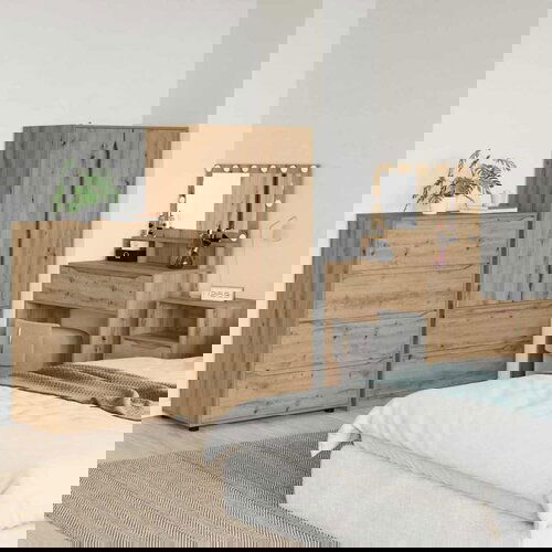 VidaXL Ormari za skladi&amp;scaron;tenje 2 pcs Umjetnički hrast 80 x 48 x 105 cm Slike