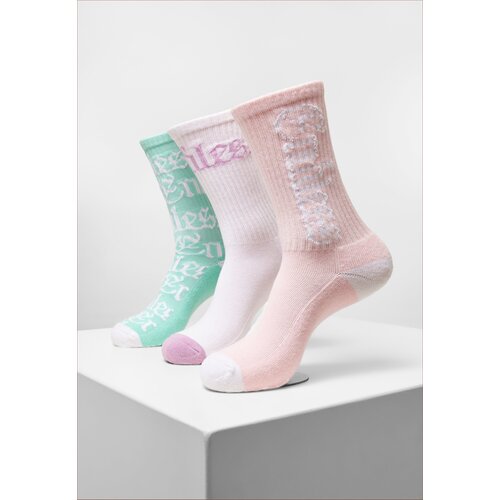 MT Accessoires Infinity Socks 3-Pack White/Lightrose/Mint Slike