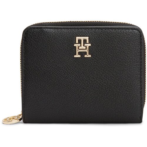 Tommy Hilfiger Majhna ženska denarnica Th Distinct Med Za AW0AW17473 Črna Cene
