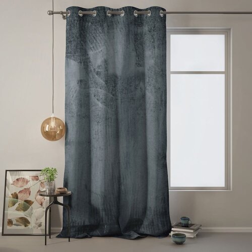 Restilo Siva zavesa AmeliaHome Velvet, 140 x 270 cm Slike