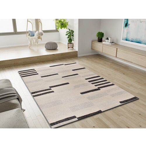 Bonami Selection Sivo-kremno bela preproga 160x230 cm Mosaica &amp;ndash; Slike