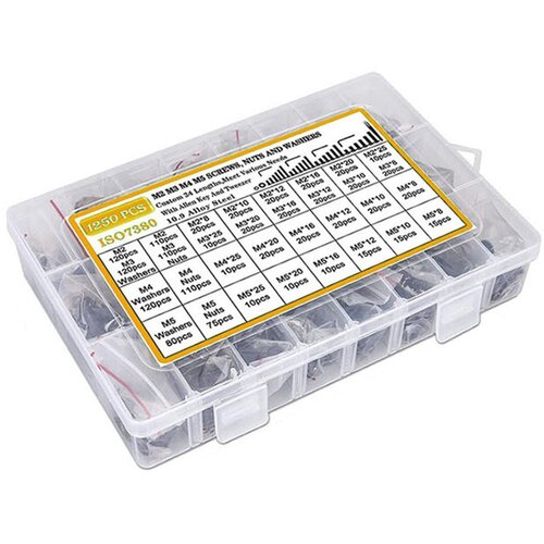 INF 1255PCS Set vijakov in matic s &scaron;estrobno glavo - razred 10.9, (5000078659) Cene
