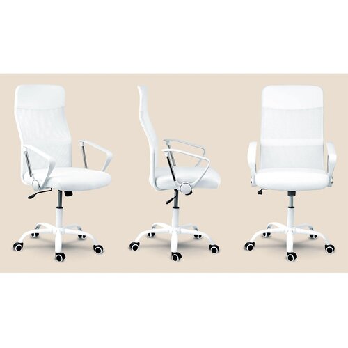Sofotel Tamar 2468 ergonomska uredska stolica od mikromreže &amp;ndash; bela Slike