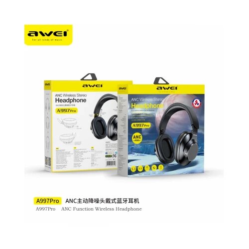 Awei Bluetooth Slušalice Over-Ear A997 Pro, crne Cene