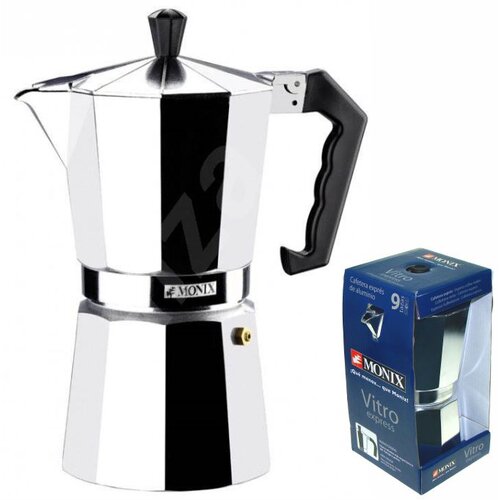 KB Talijanska Moka za Kavu Monix Braisogona_M620009 Čelik Aluminij 9 Šalice Cijene