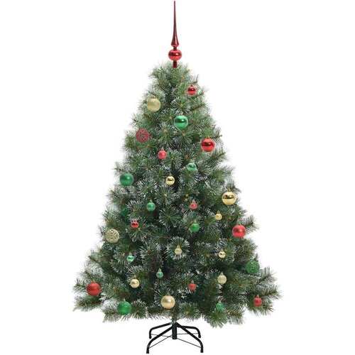  Umjetno božićno drvce s stalakom Zelena 150 cm PE i PVC Slike